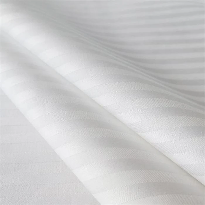 100% Cotton Satin Stripe Fabric