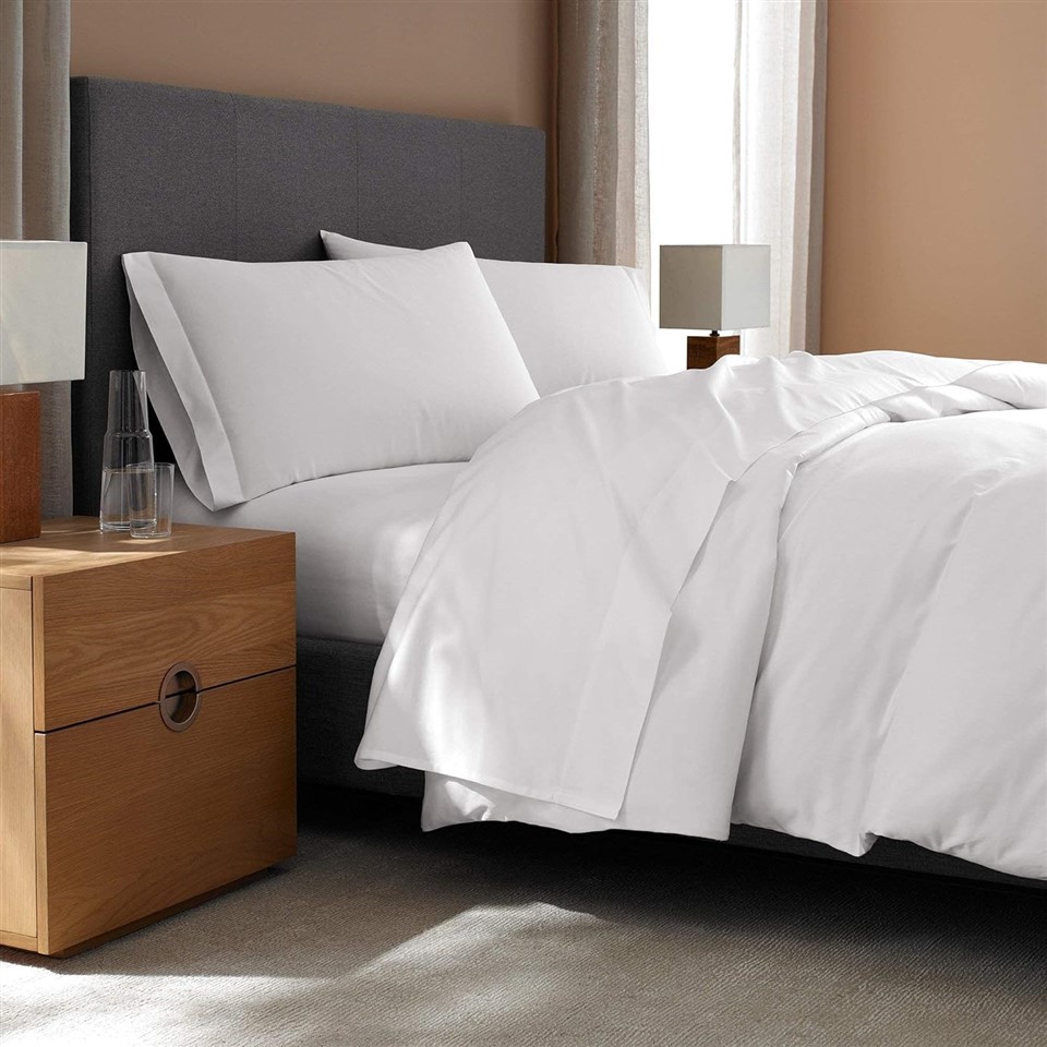 Hotel Cotton Sateen Bed Sheet