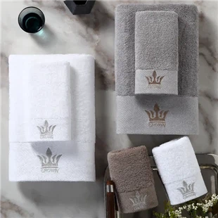 Hotel Embroidery Logo Towel Set
