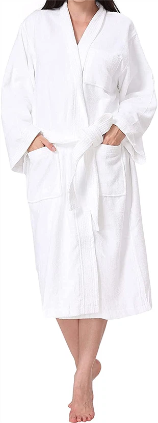 Hotel Luxury Velvet Cotton Bathrobe